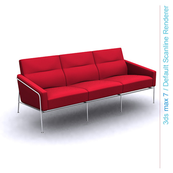 3ds design series 3 - series 3300 3 seater sofa by lajhar